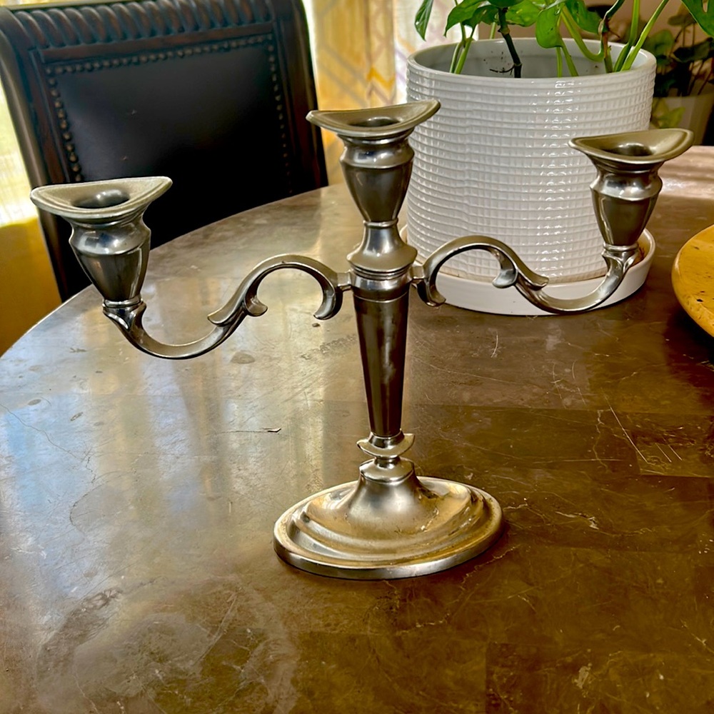 Single silver Gorham Chandeliera
